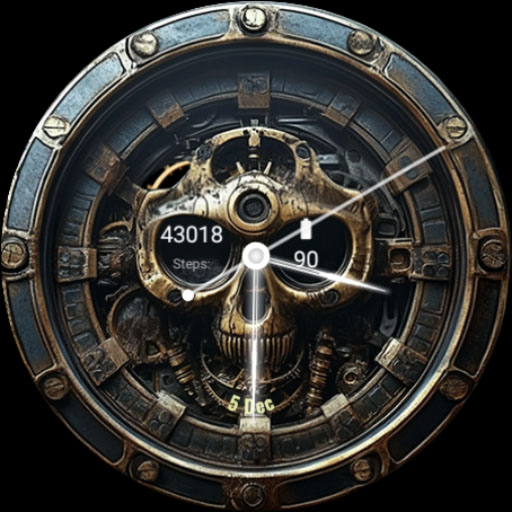 Knight Skeleton Watch Face Logo