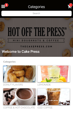 Cake Press Screen 2