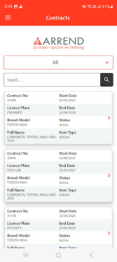 MYARREND Screen 3