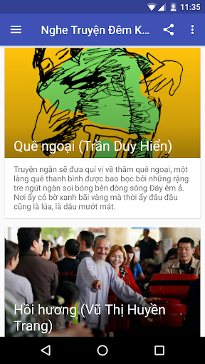 Android application Nghe Truyện Đêm Khuya, Nghe Ra screenshort