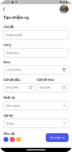 LogTodoList Screen 2