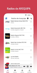 Radios de Arequipa