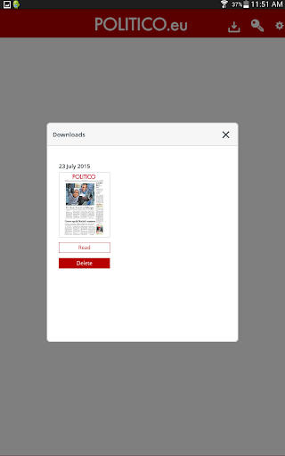 POLITICO Europe print edition