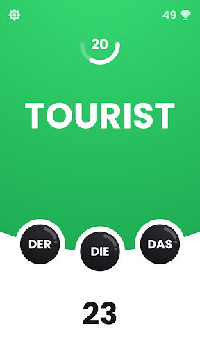 Der Die Das - Word Quiz Screen 2