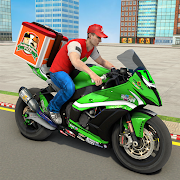 Hot Pizza Food Delivery Games: Bike Driving Games 1.5 Icon