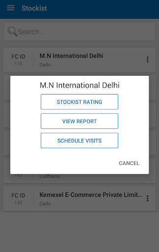 Android application Stockist Visit screenshort