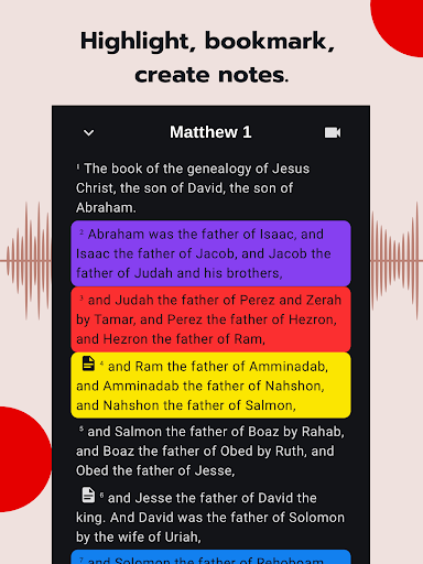 Bible - Audio & Video Bibles screenshot