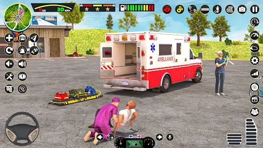 محاكاة سيارة إسعاف حقيقية
