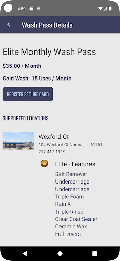Crossroads Car Wash Screen 2