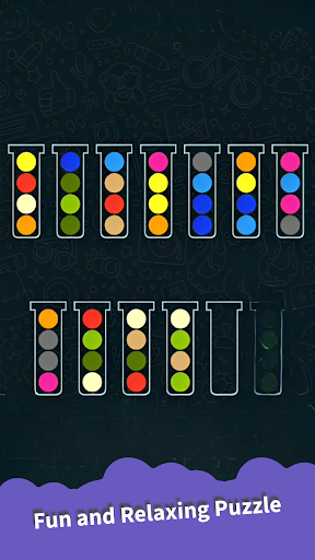 Android application Sort Color Balls Puzzle screenshort