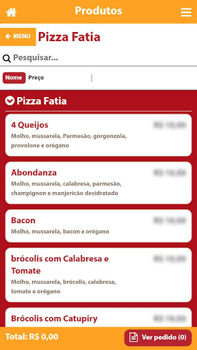 Tutti Pizzas Delivery Screen 2