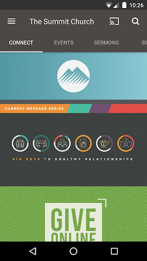 Android application The Summit Church Arkansas screenshort
