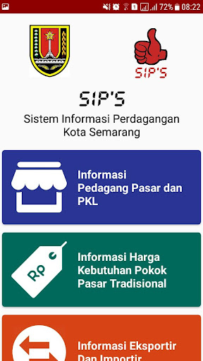 SIPS (Sistem Informasi Perdag Screen 2