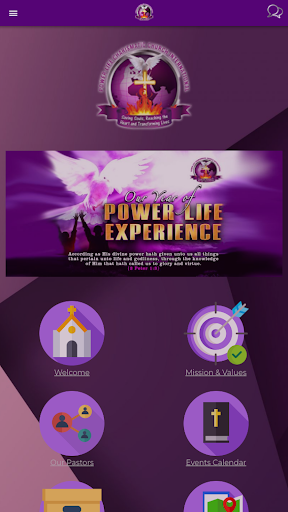 Android application Power Life Charismatic Church screenshort