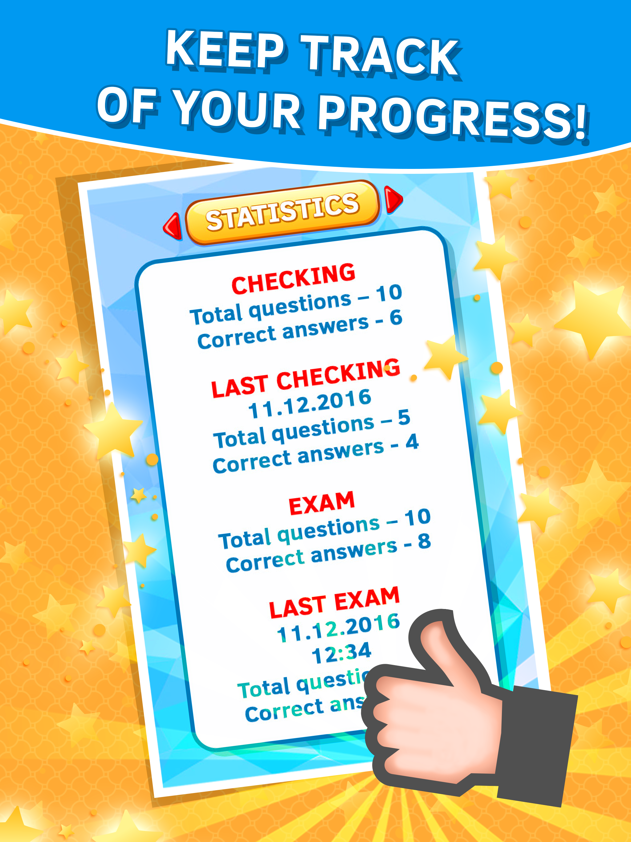 Android application Learn times tables games PRO screenshort