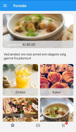 Android application AM Kantine screenshort