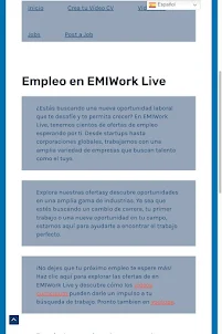 Video Curriculum EMIWork.live