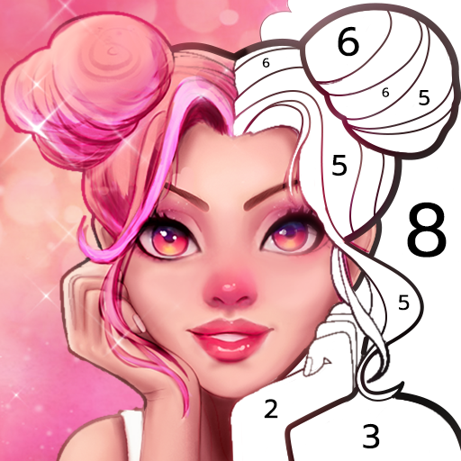 Coloring Game: Paint by Number  Icon