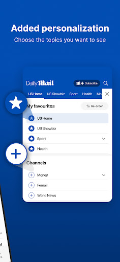 Screenshot of Daily Mail: Breaking News