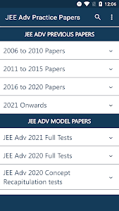 JEE Advanced Practice Papers Unknown