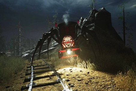 Choo Choo Spider Train Horror