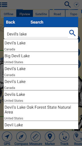 Devils Lake Offline GPS Charts Screen 2