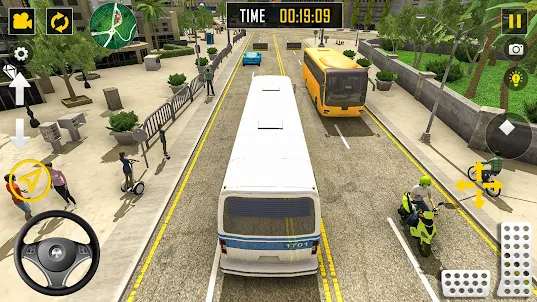 Modern Bus Coach Driving Games