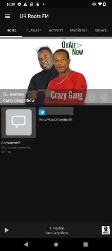 UK Roots FM Screen 2
