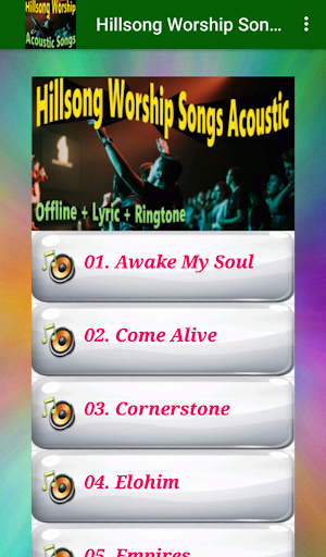 Praise Worship Songs Acoustic Screen 3