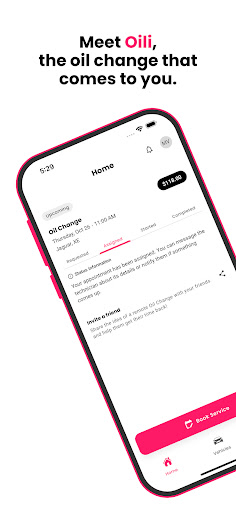 Android application Oili screenshort