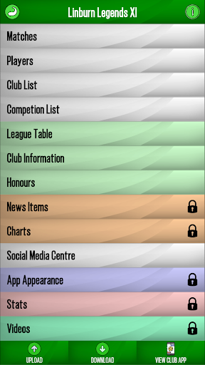 My Football Club App Screen 2