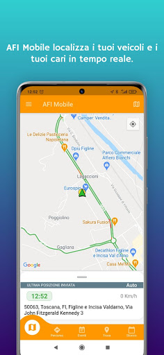 Android application AFI Mobile screenshort