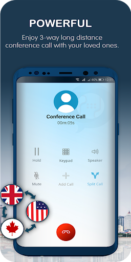 Android application Phoring - SIM-Less 2nd Line screenshort
