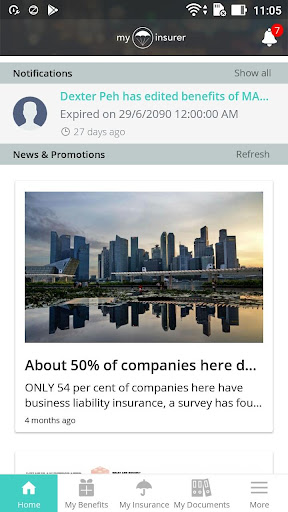 Android application My Insurer screenshort