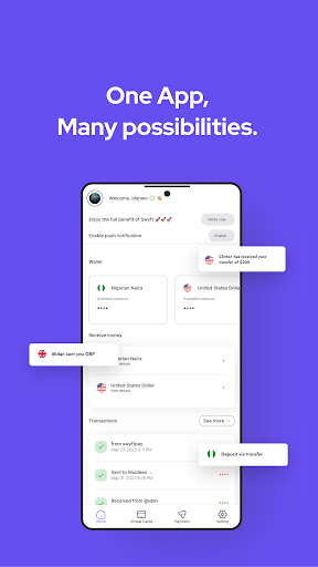 SwyftPay - Global Remittance Screen 2