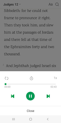 KJV Bible Time:offline + audio Screen 3
