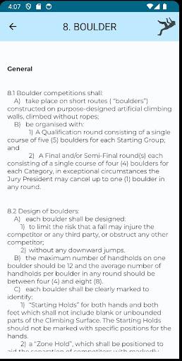 IFCS Rules (Unofficial App) Screen 2