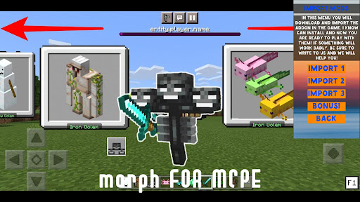 Morph Mod for Minecraft PE