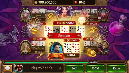 Texas Holdem - Scatter Poker 21