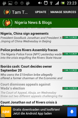 Nigeria News Screen 2