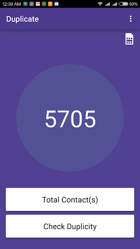Android application Duplicate Contacts Remover screenshort