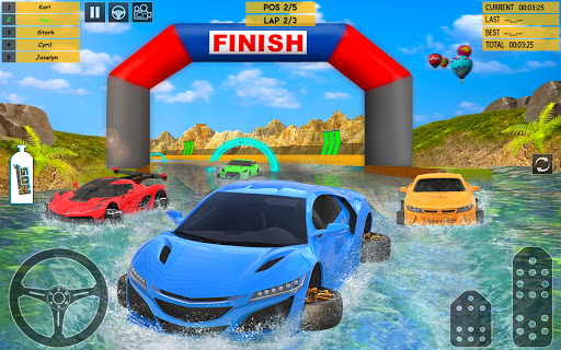 Water Car Racing 3d: Car Games 2.0.1 screenshots 2