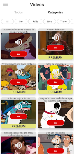Android application Plantillas de Memes screenshort