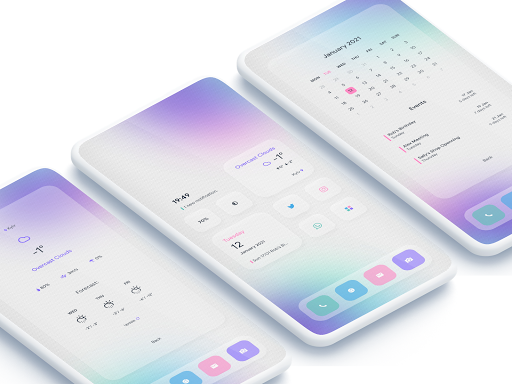 Prostolight KLWP theme Screen 2
