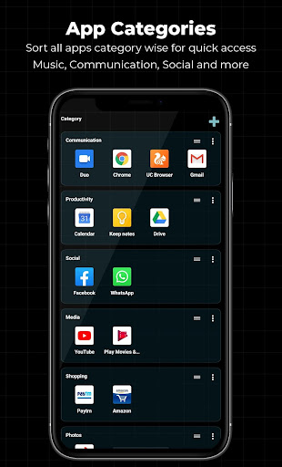 Alpha Hybrid Launcher 4D theme - Personalization - apps