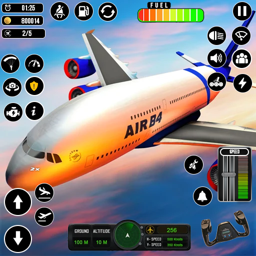 طائرة سيم 3D ألعاب الطائرة 2