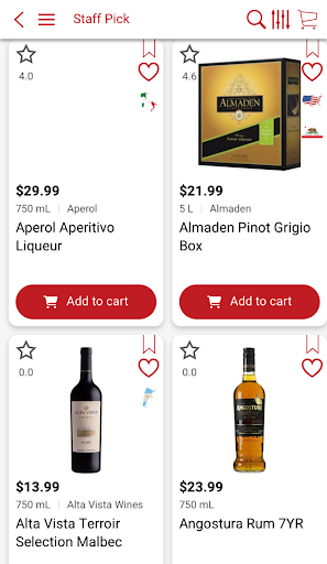Android application One11 Wine & Spirits screenshort