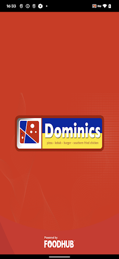 Android application Dominics Pizza screenshort