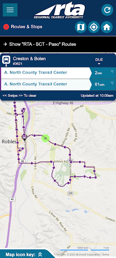 Android application San Luis Obispo RTA screenshort