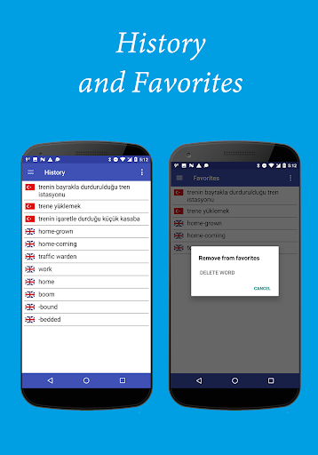 English-Turkish Dictionary Pro Screen 3